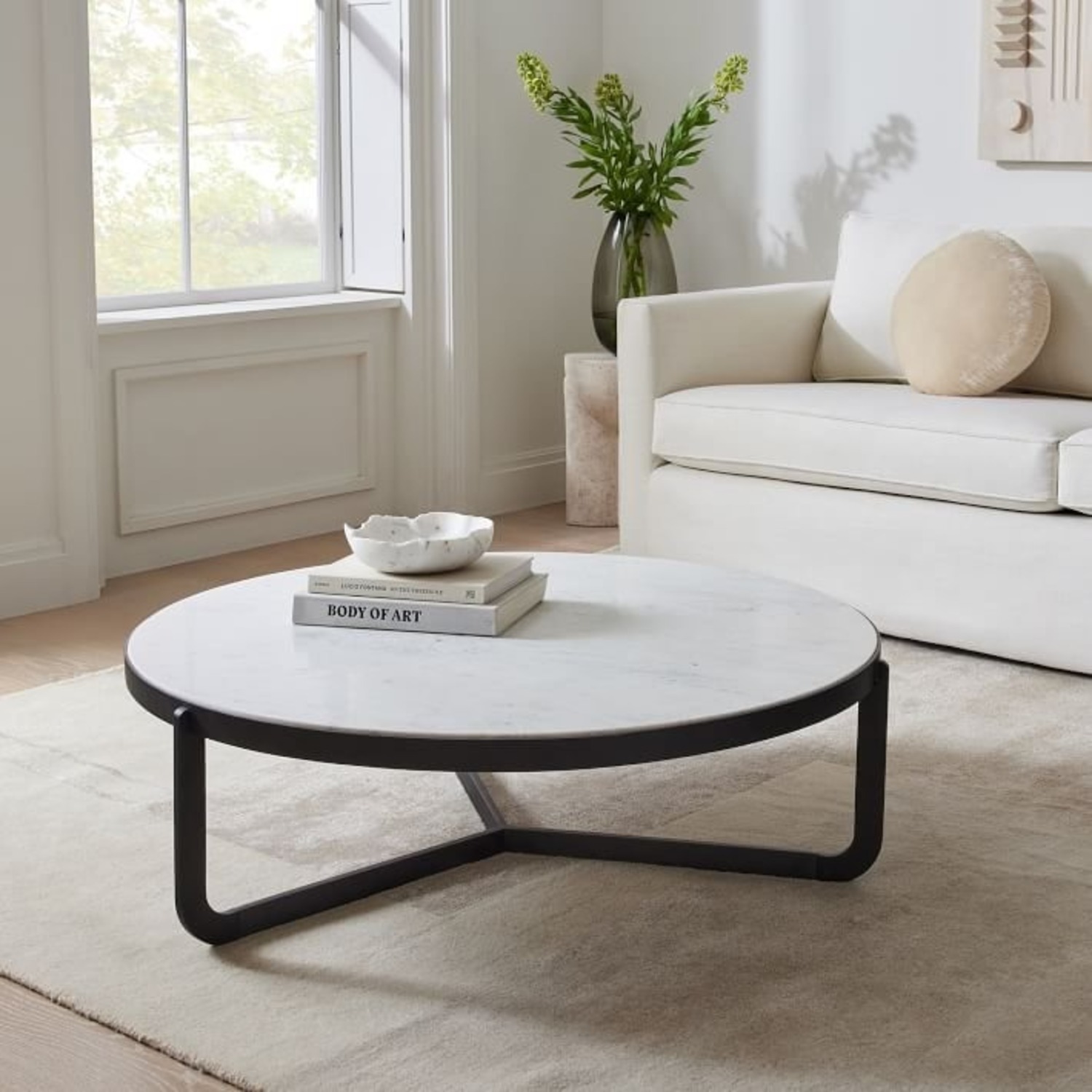 West Elm Mina Round Coffee Table - image-2