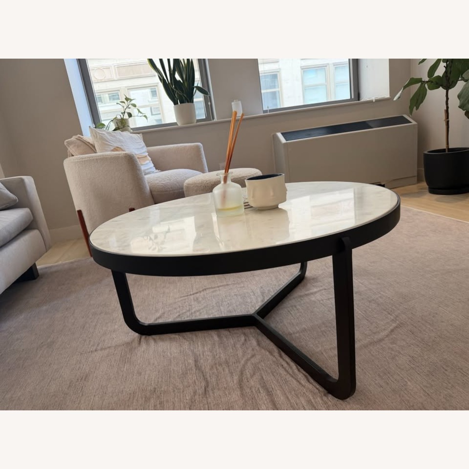 West Elm Mina Round Coffee Table - image-1