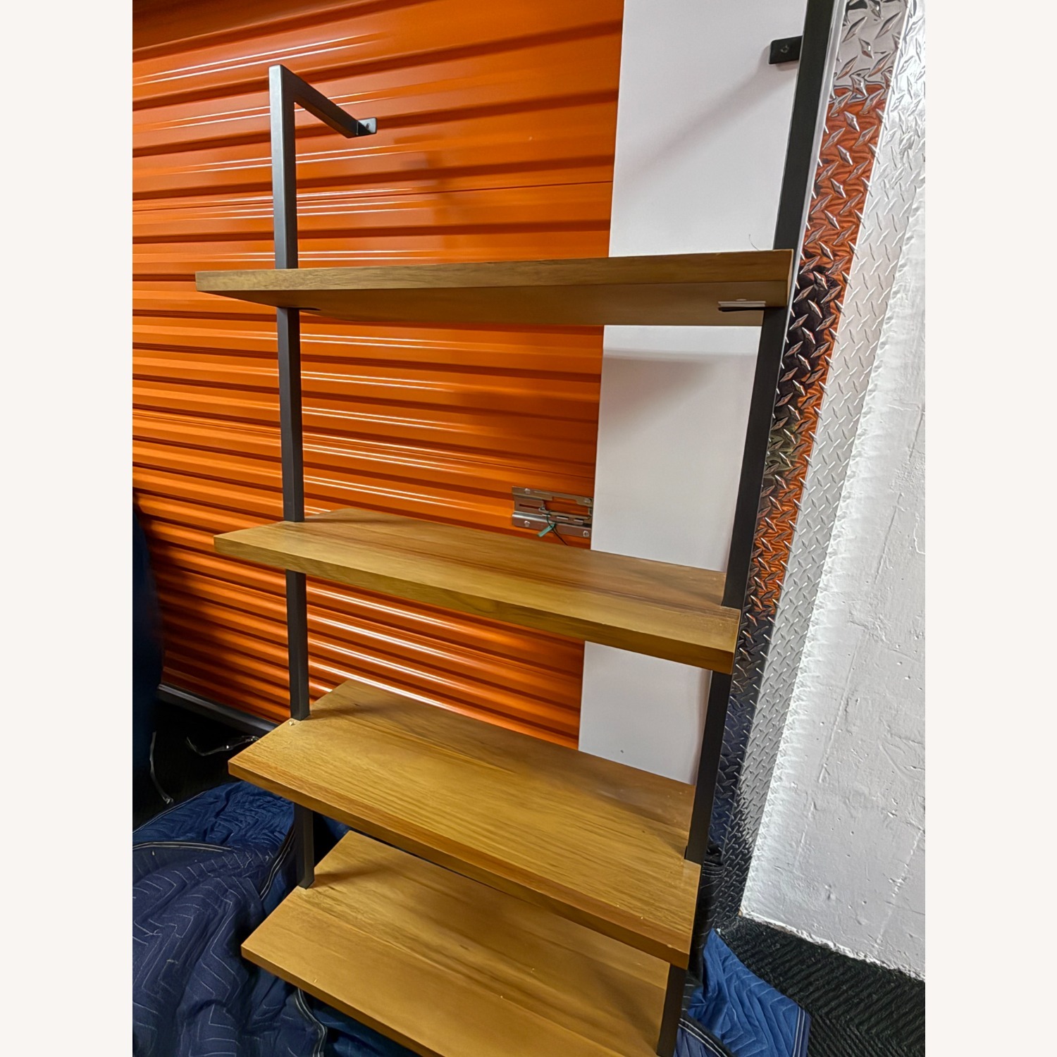 CB2 Helix Acacia Bookcase - image-3