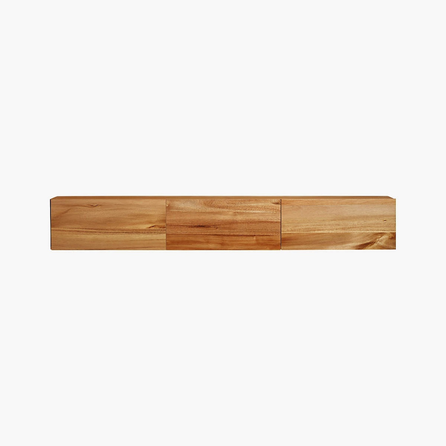 CB2 Hide N Seek Large Acacia Storage Shelf - image-4