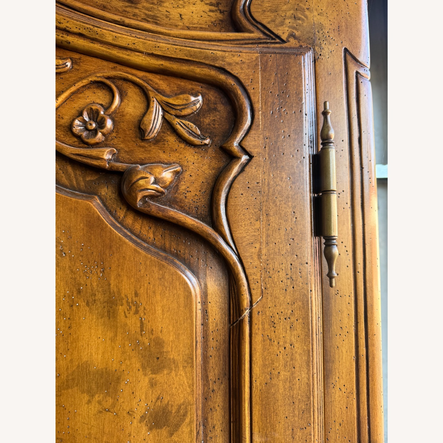 Henredon Channel Crossing Dark Brown Wood Armoire - image-10