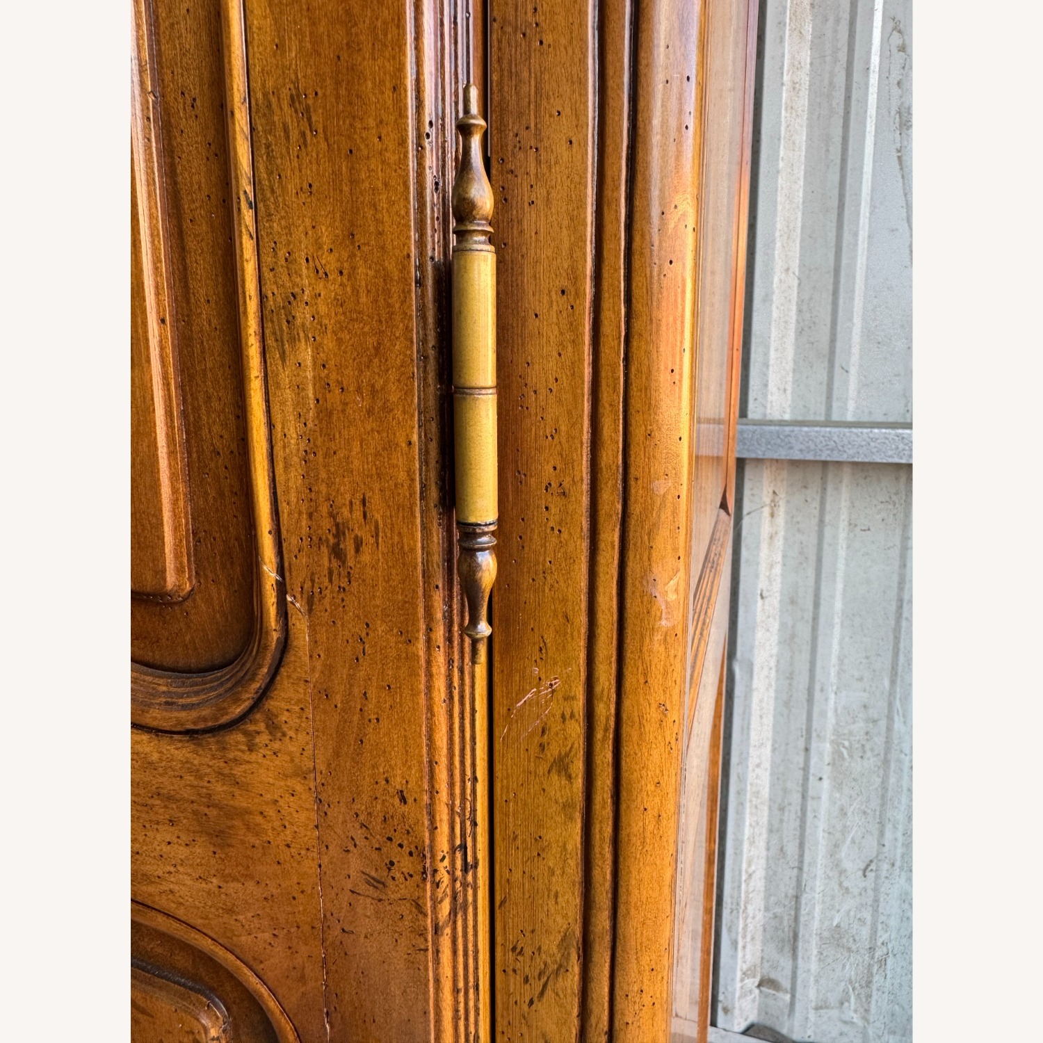 Henredon Channel Crossing Dark Brown Wood Armoire - image-7