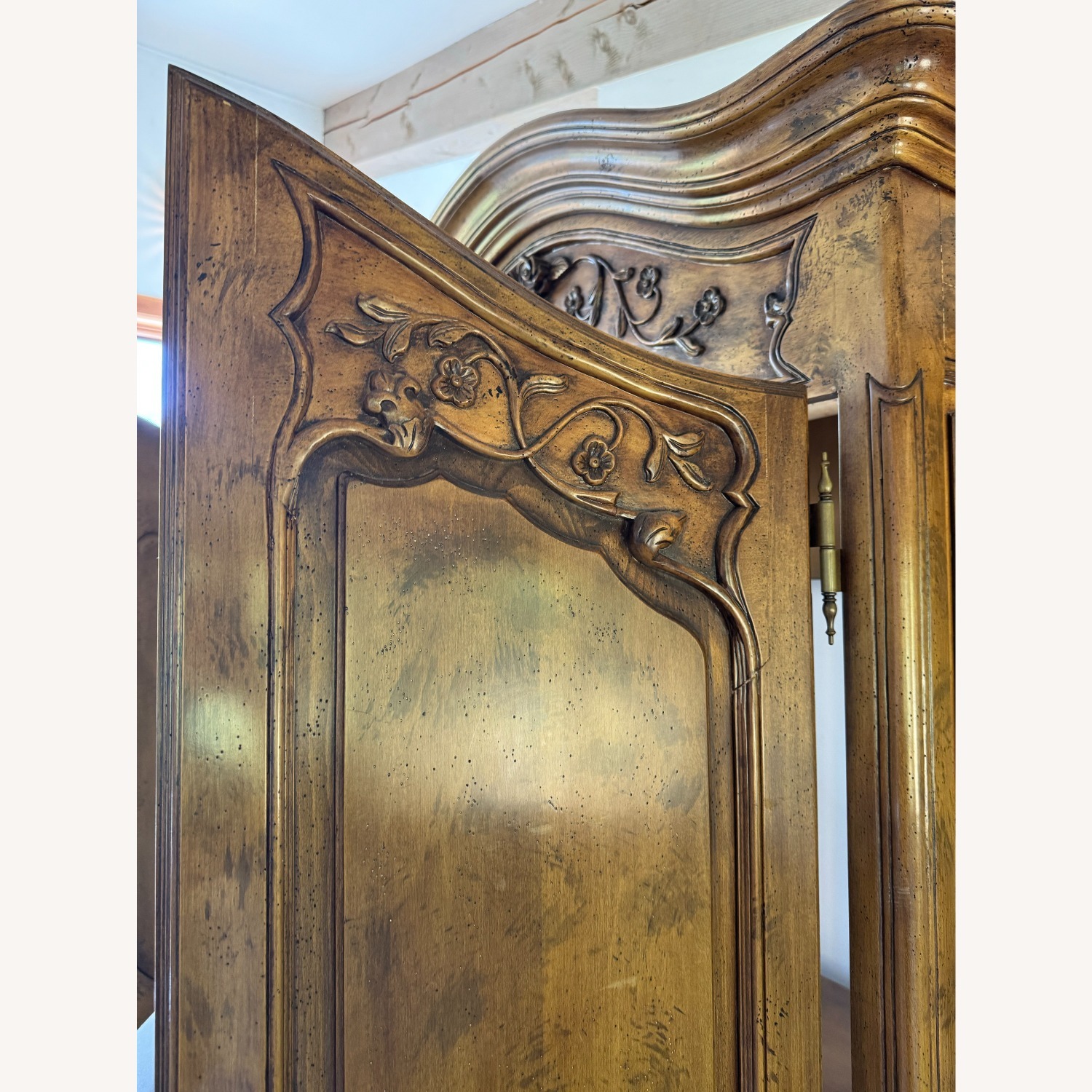 Henredon Channel Crossing Dark Brown Wood Armoire - image-14