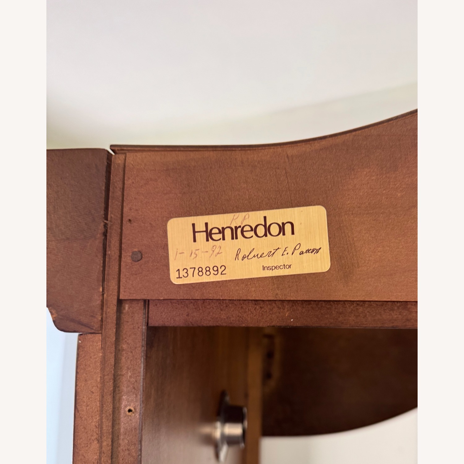 Henredon Channel Crossing Dark Brown Wood Armoire - image-3