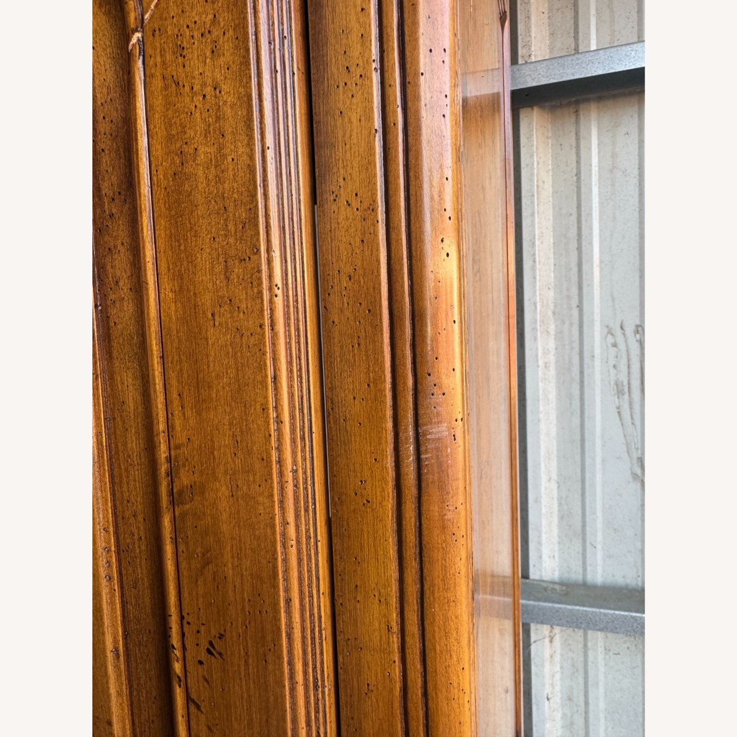 Henredon Channel Crossing Dark Brown Wood Armoire - image-11