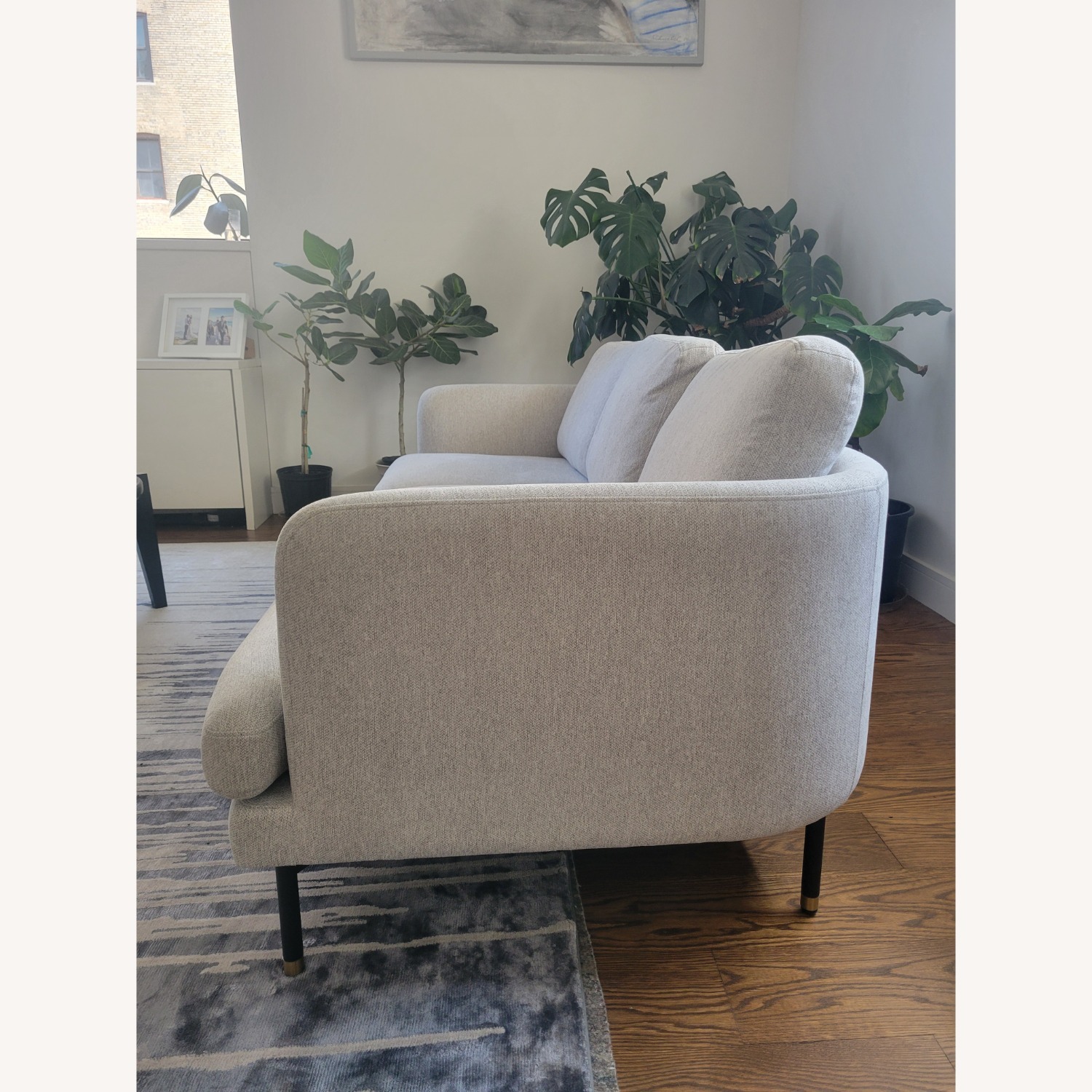 Castlery Pebble Light Gray Fabric 3+ Seater Sofa - image-4