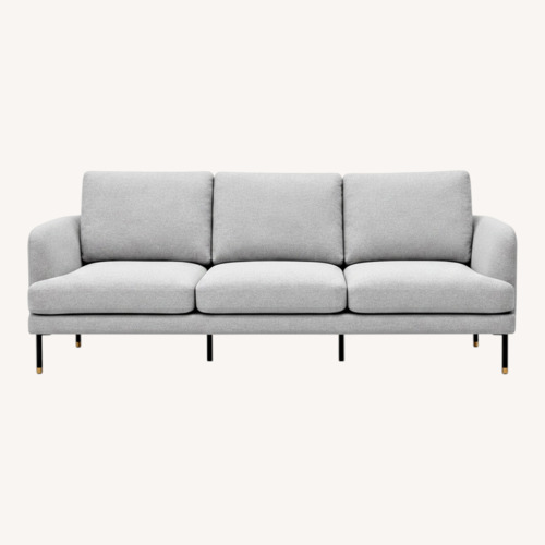 Used Castlery Pebble Light Gray Fabric 3+ Seater Sofa for sale on AptDeco