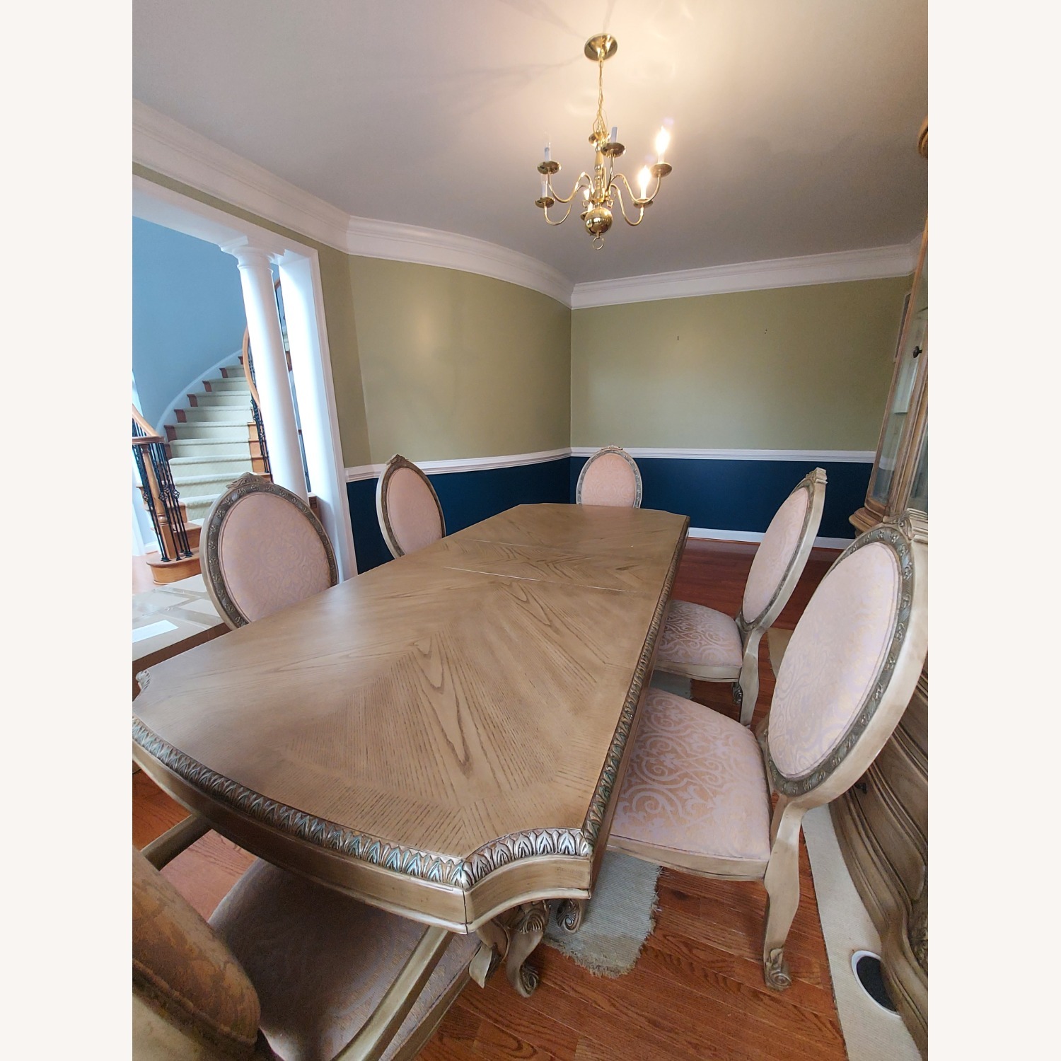  Michael Amini LaFrancaise Dining Table Set - image-3