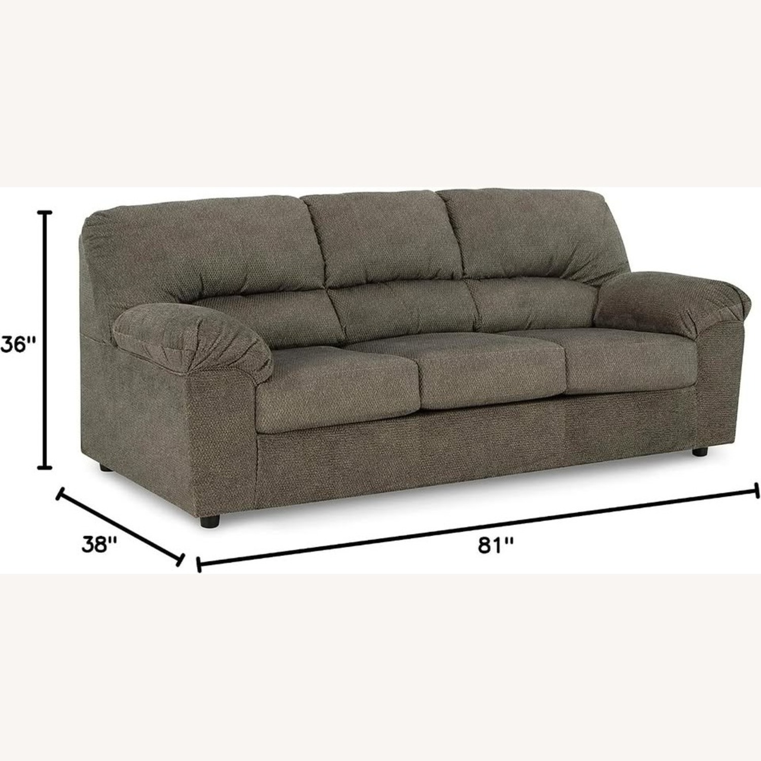 Ashley Furniture Norlou 3+ Seater Sofa - image-3
