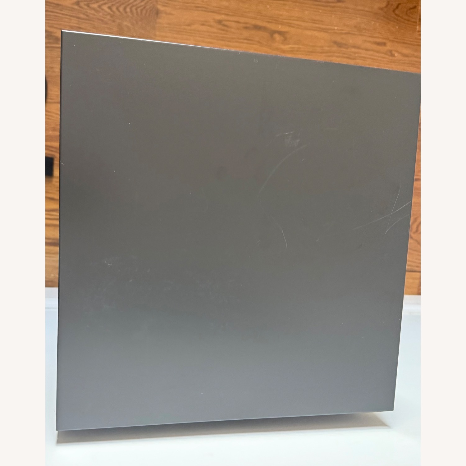 IKEA LIXHULT Black Metal Nightstand - image-4