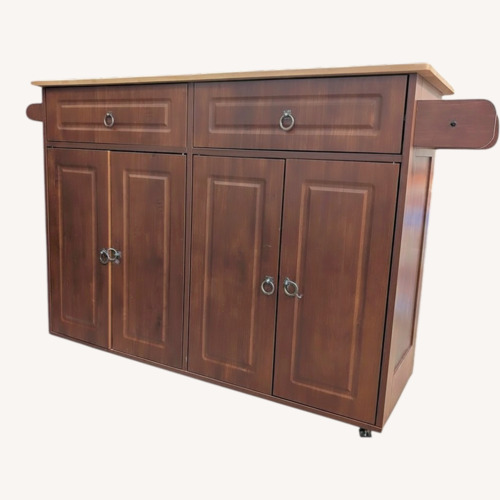 Used Rolling Kitchen Island  for sale on AptDeco