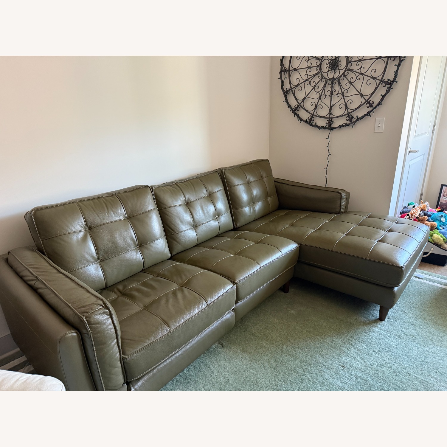 Apt2b Keating Leather Sectional Sofa - image-3