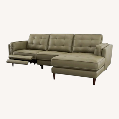 Used Apt2b Keating Leather Sectional Sofa for sale on AptDeco