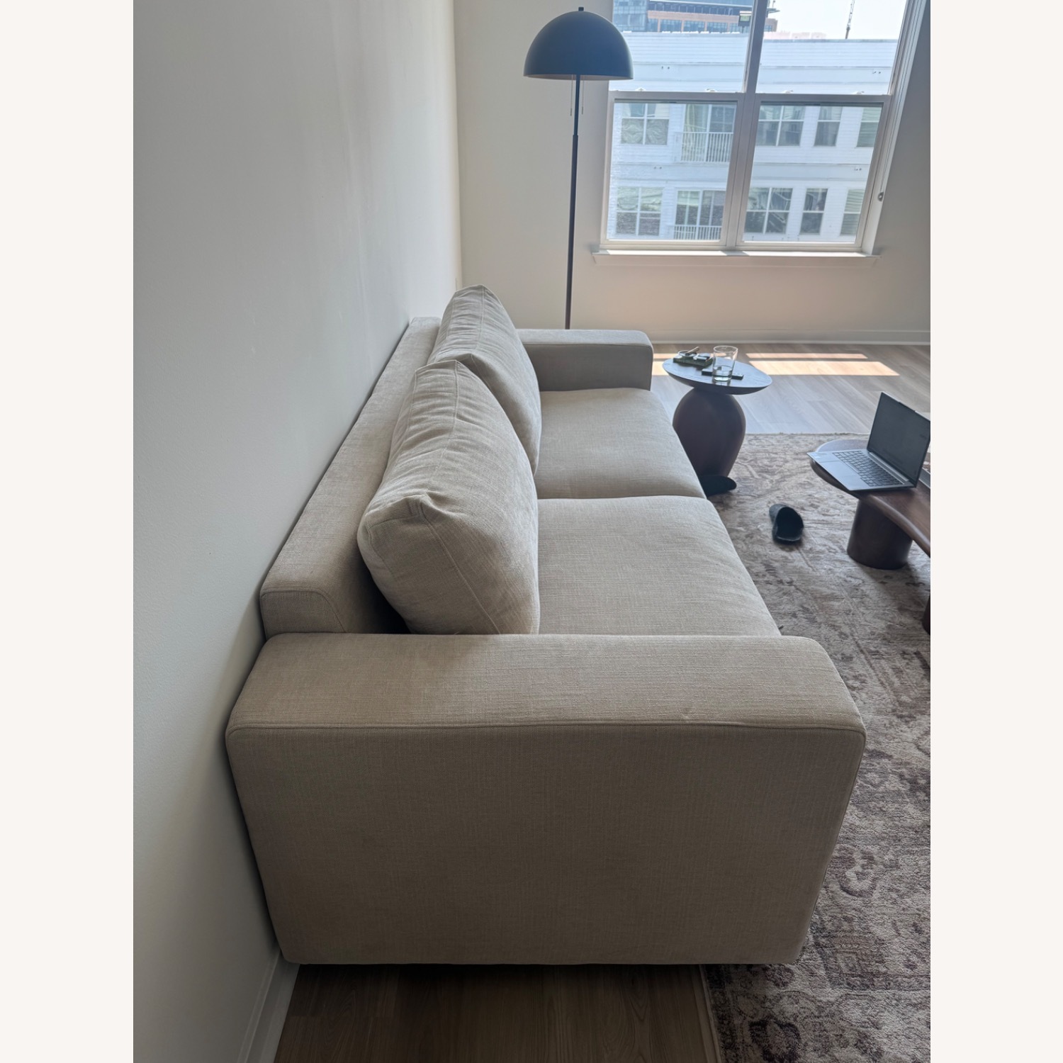 Birch Lane Natural Fabric Sleeper Sofa - image-3