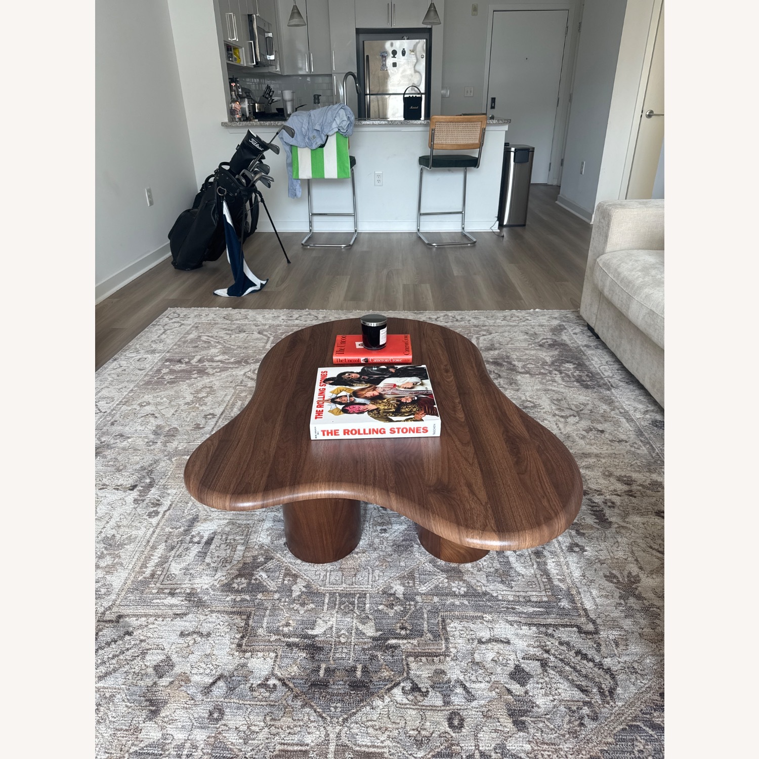 Orren Ellis Brand Dark Brown Wood Coffee Table - image-2