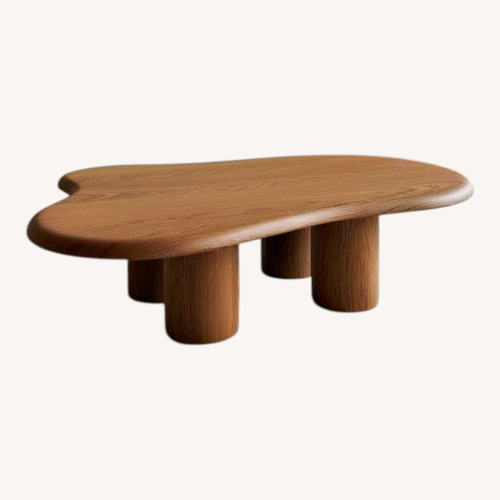 Used Orren Ellis Brand Dark Brown Wood Coffee Table for sale on AptDeco
