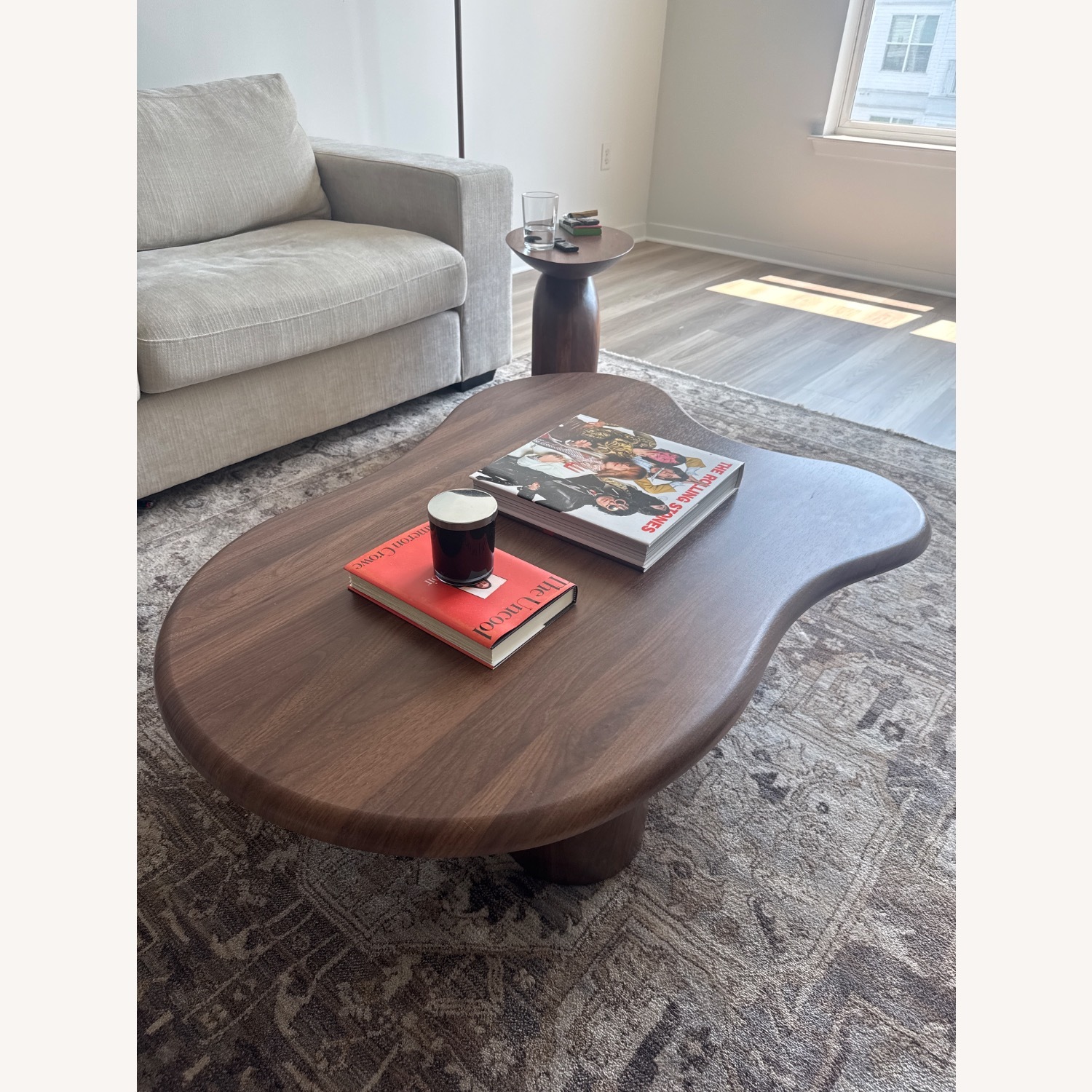 Orren Ellis Brand Dark Brown Wood Coffee Table - image-3