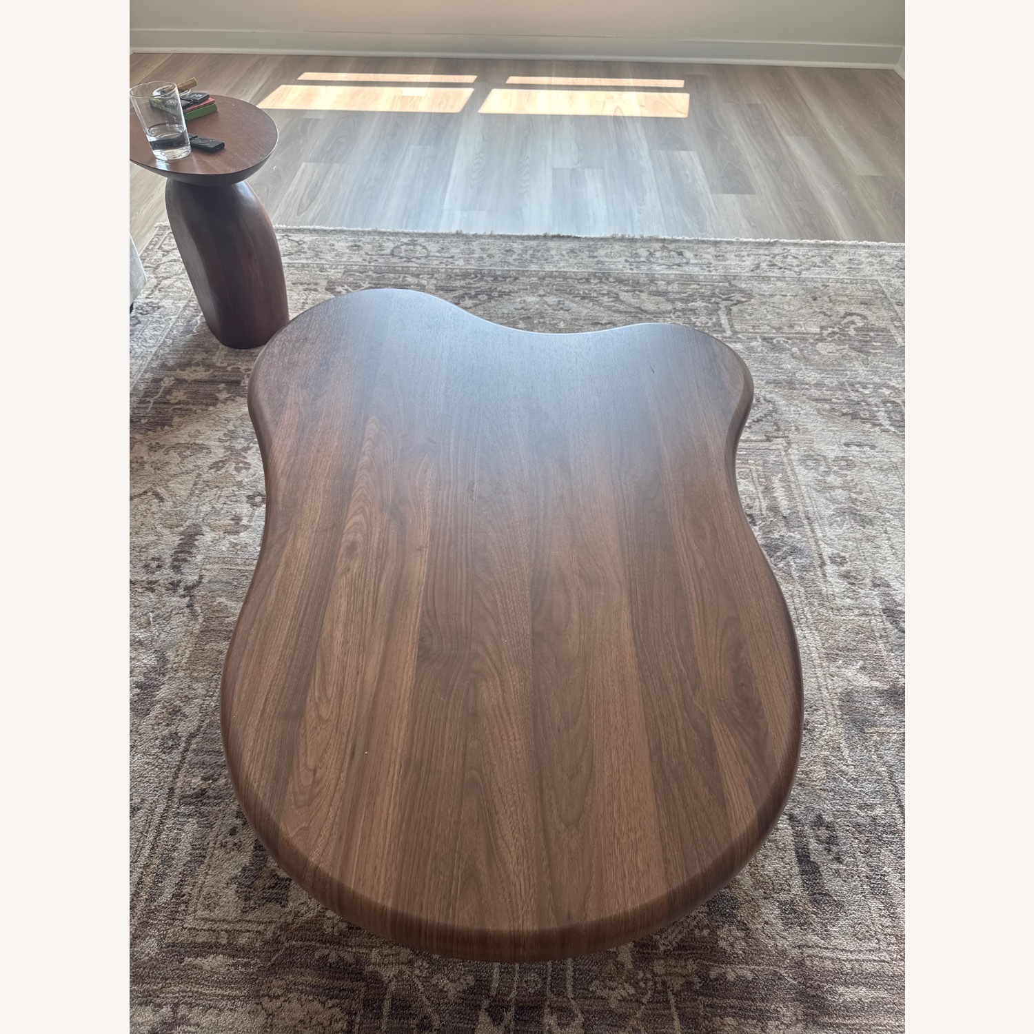 Orren Ellis Brand Dark Brown Wood Coffee Table - image-4