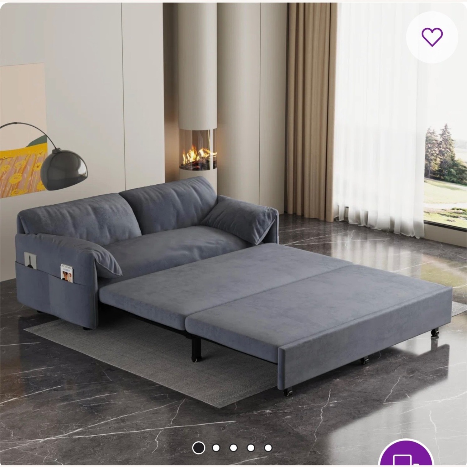 Wayfair Queen Sleeper Sofa Bed - image-1