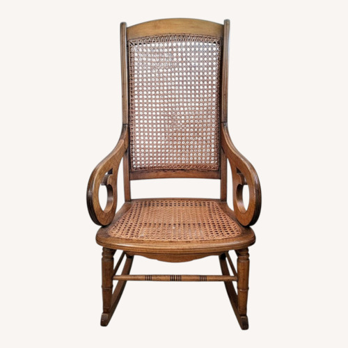Used Vintage/Antique Finds Light Brown Accent Chair for sale on AptDeco