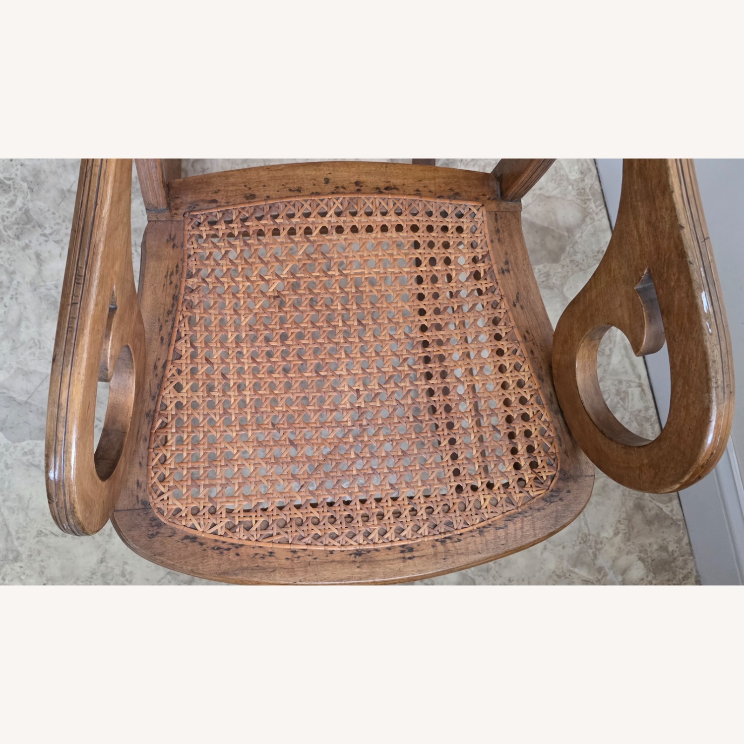 Vintage/Antique Finds Light Brown Accent Chair - image-8