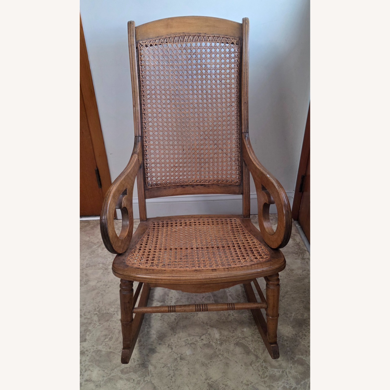 Vintage/Antique Finds Light Brown Accent Chair - image-1