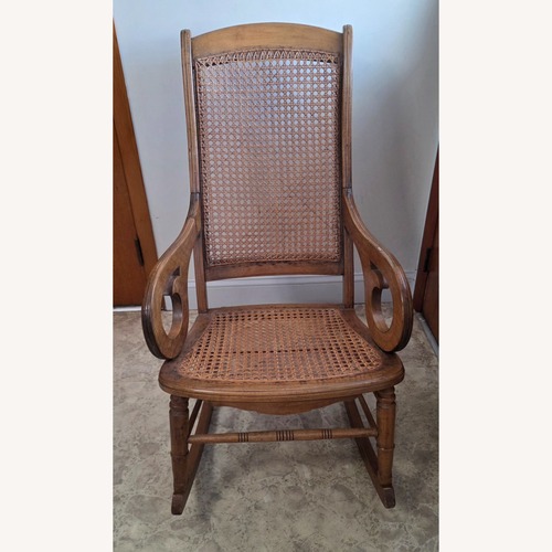 Used Vintage/Antique Finds Light Brown Accent Chair for sale on AptDeco
