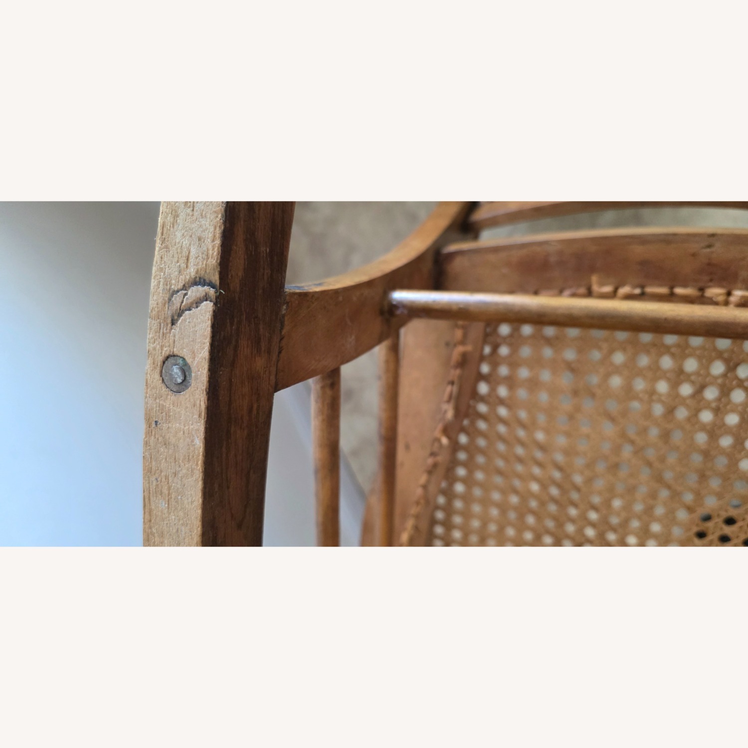 Vintage/Antique Finds Light Brown Accent Chair - image-9