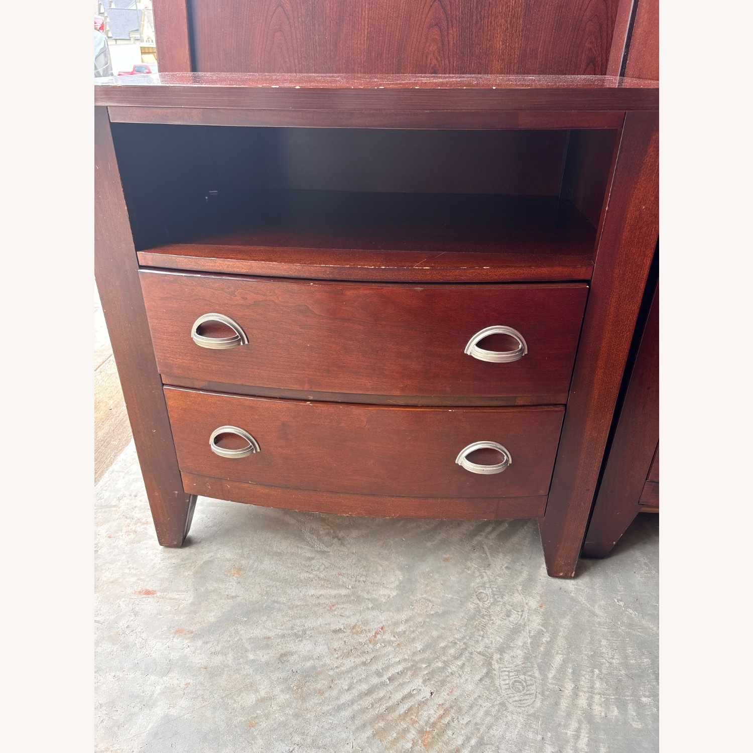 Cherry Wood Side Table - image-1