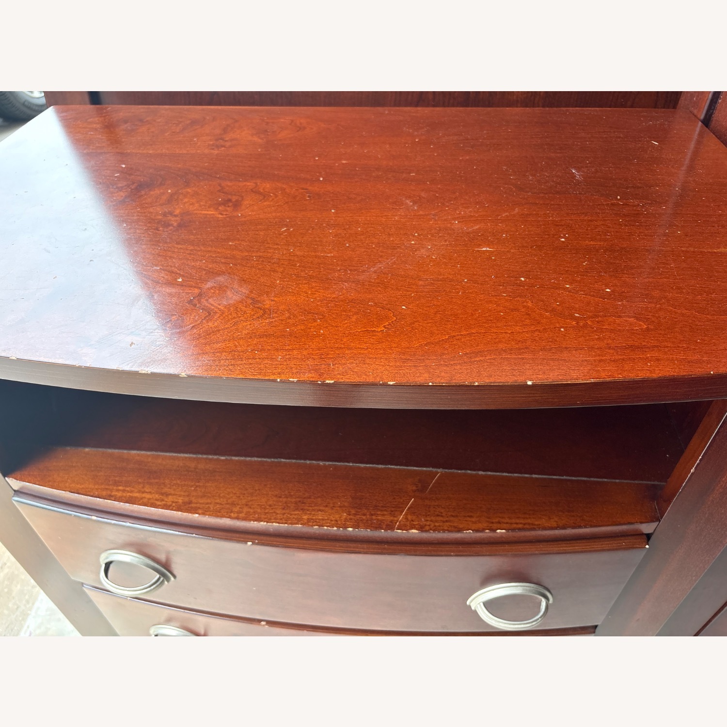 Cherry Wood Side Table - image-5