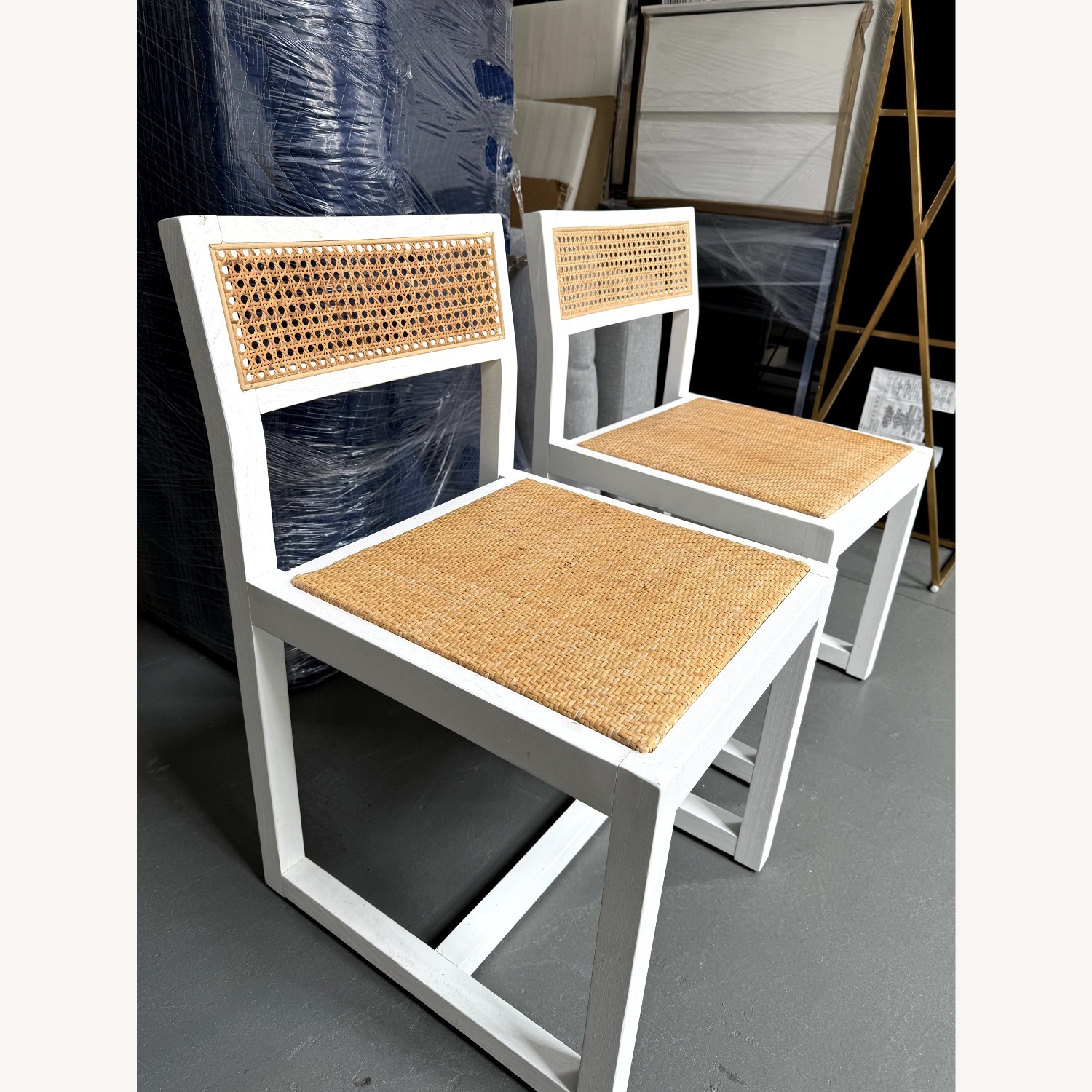 Safavieh Bernice White Wood Dining Chairs - image-3