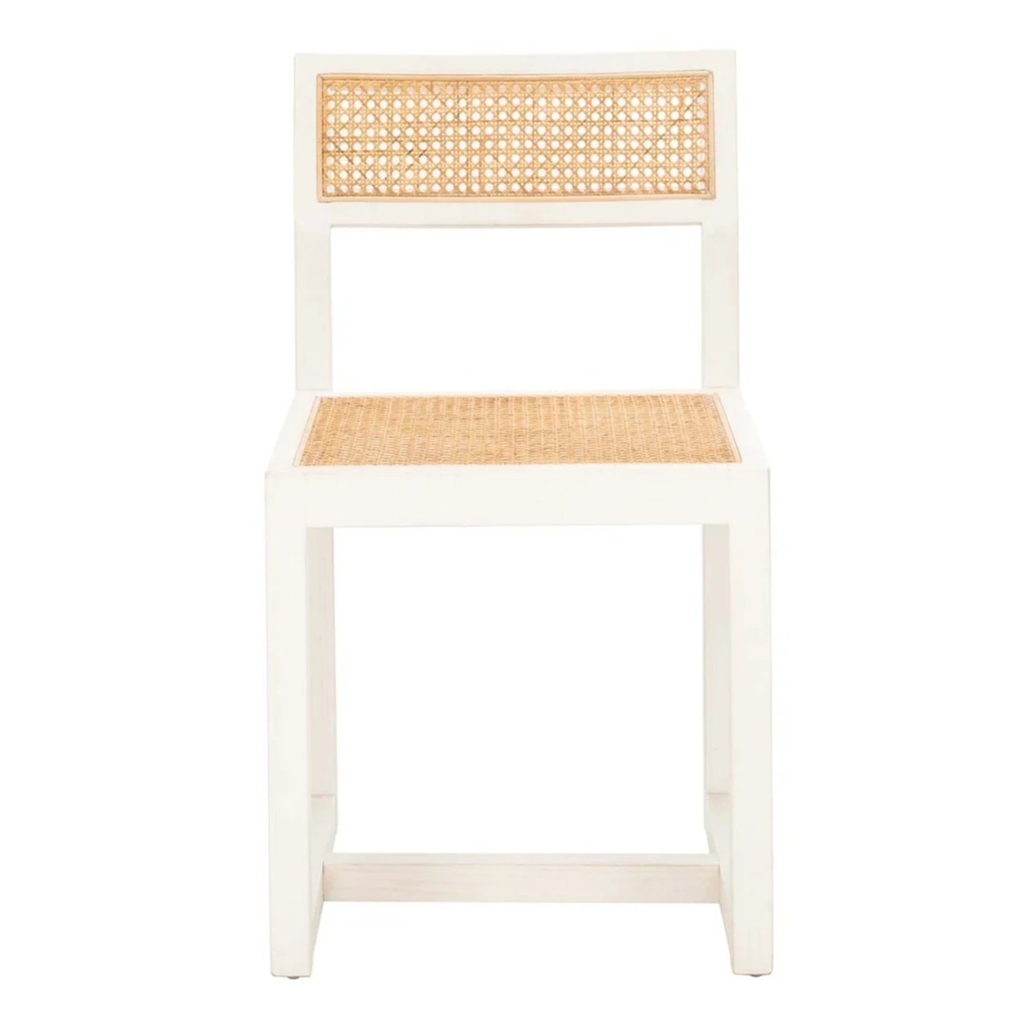 Safavieh Bernice White Wood Dining Chairs - image-5