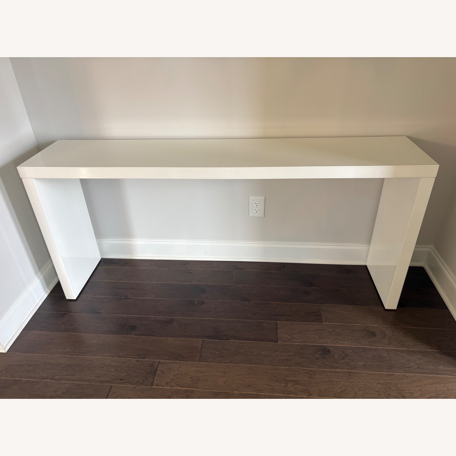 CB2 Fresca White Console Table - image-3
