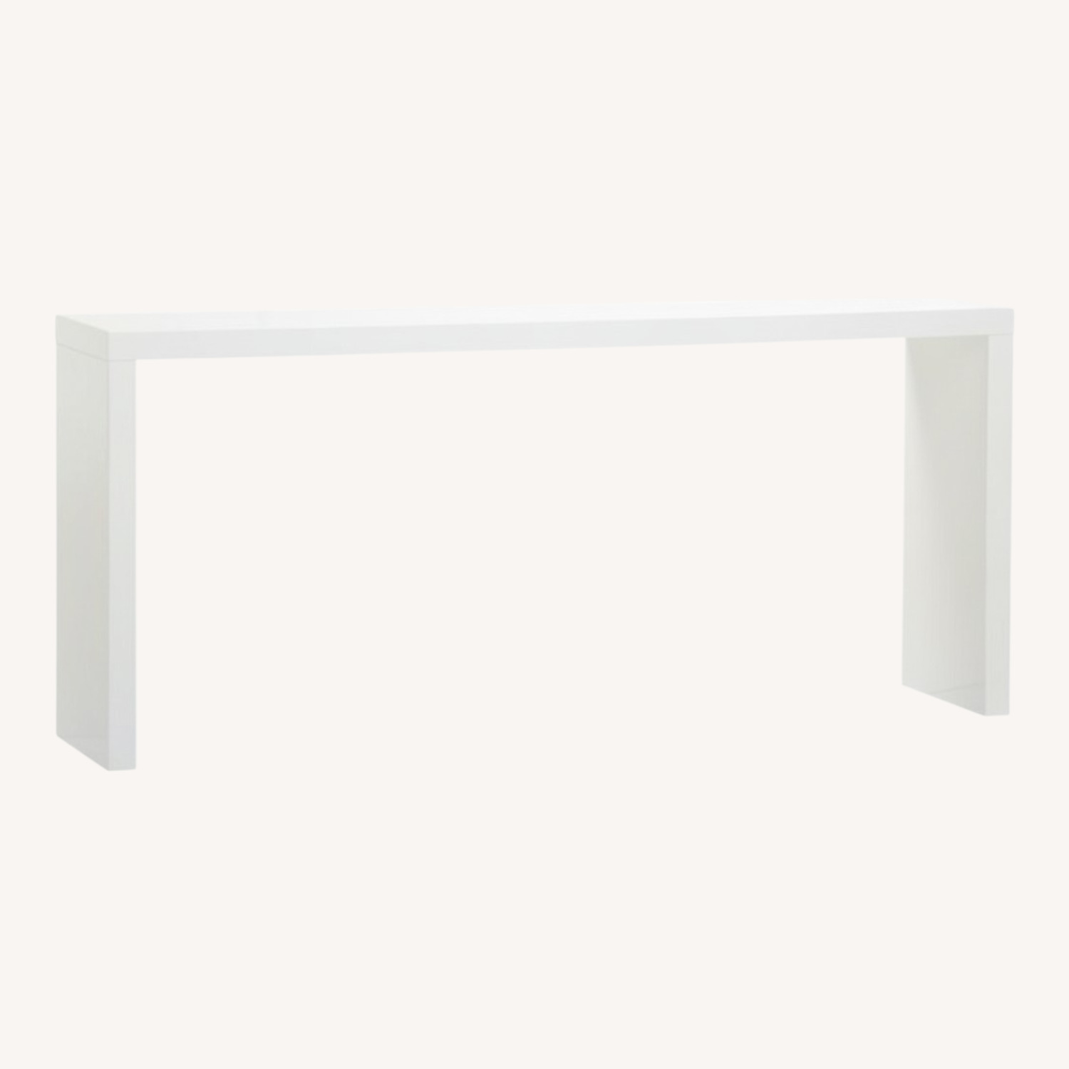 CB2 Fresca White Console Table - image-0