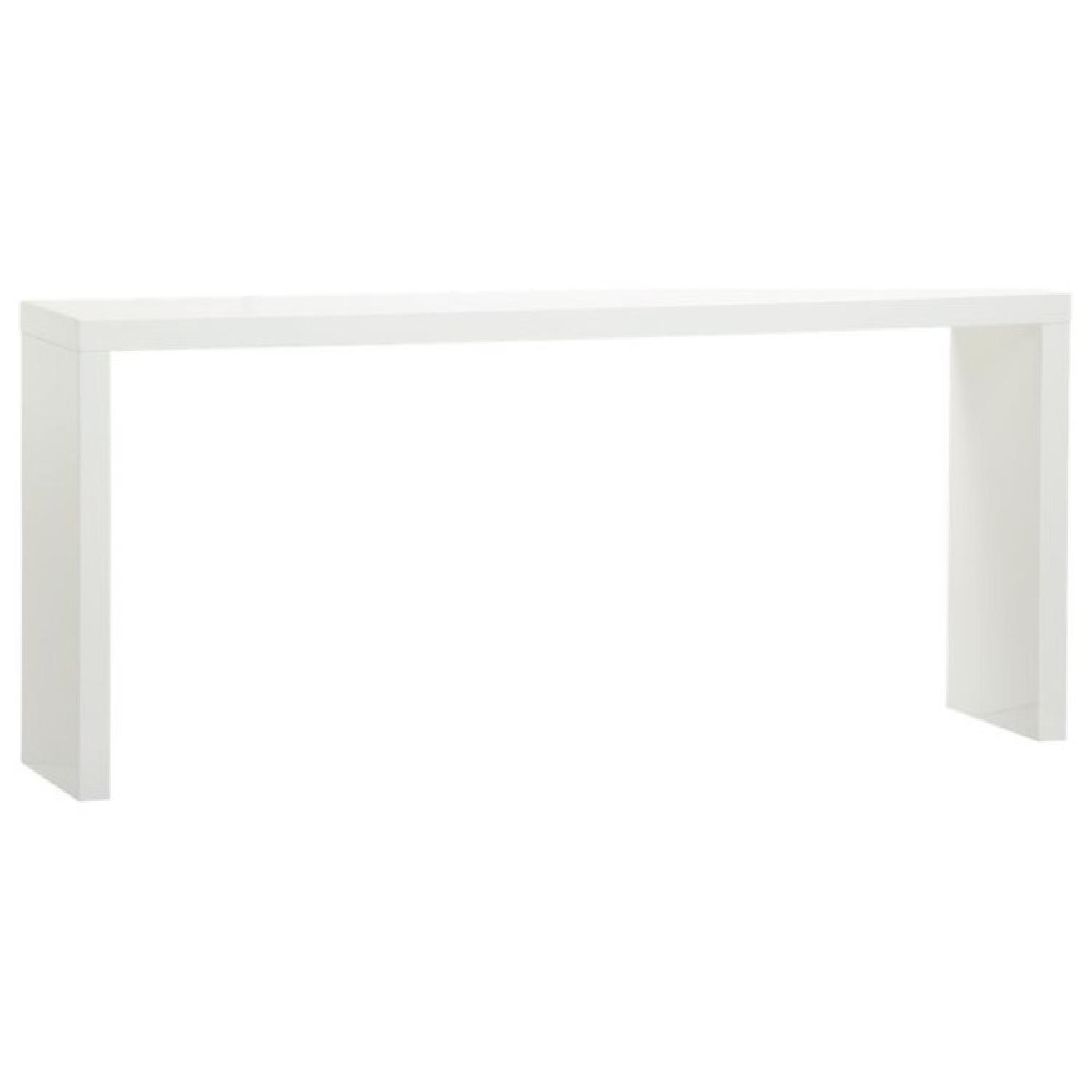 CB2 Fresca White Console Table - image-4