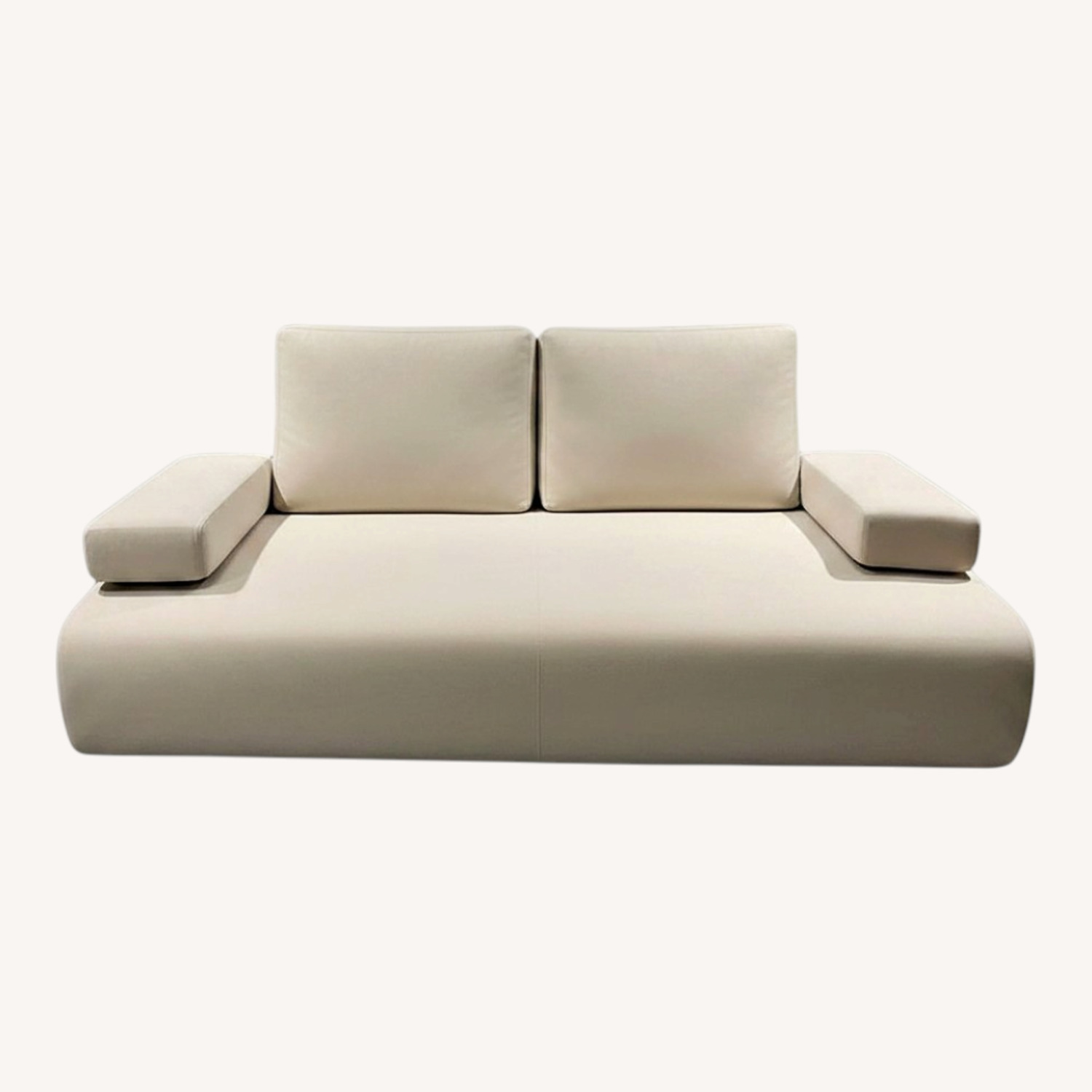 Lazzoni Light Gray Fabric 3+ Seater Sofa - image-0