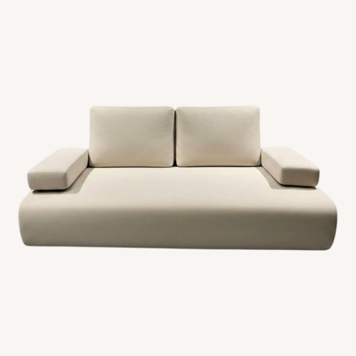 Used Lazzoni Light Gray Fabric 3+ Seater Sofa for sale on AptDeco