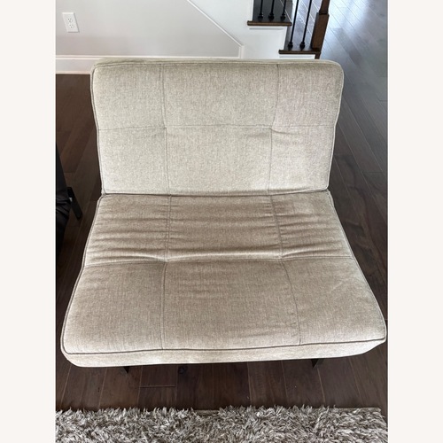 Used Taupe Upholstered Chair  for sale on AptDeco