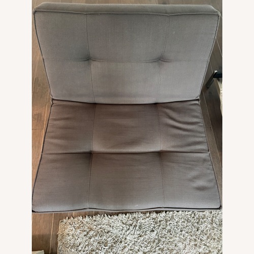Used Dark Gray Fabric Accent Chair for sale on AptDeco