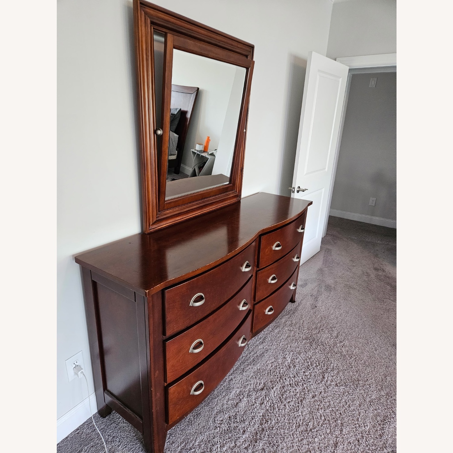 Cherry Wood Dresser - image-3