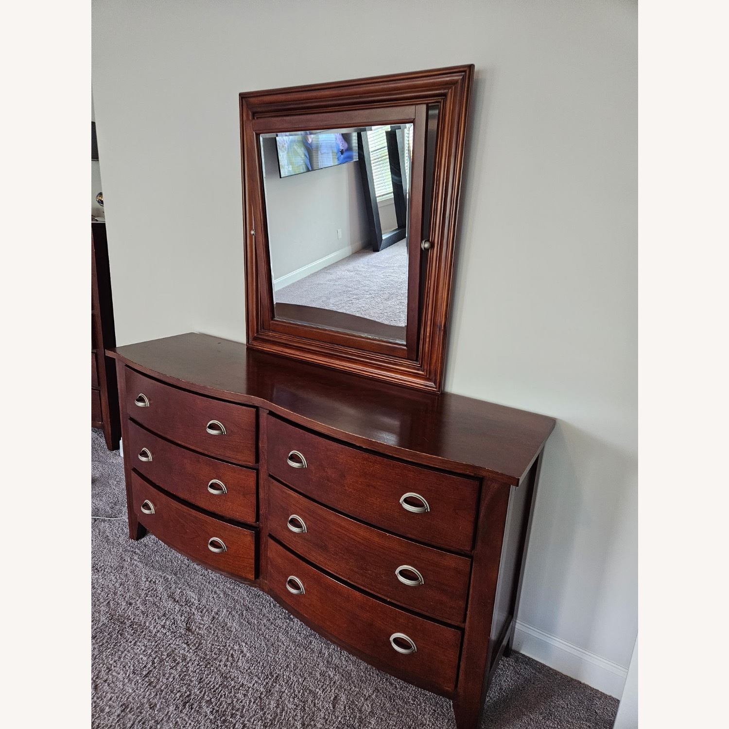 Cherry Wood Dresser - image-2
