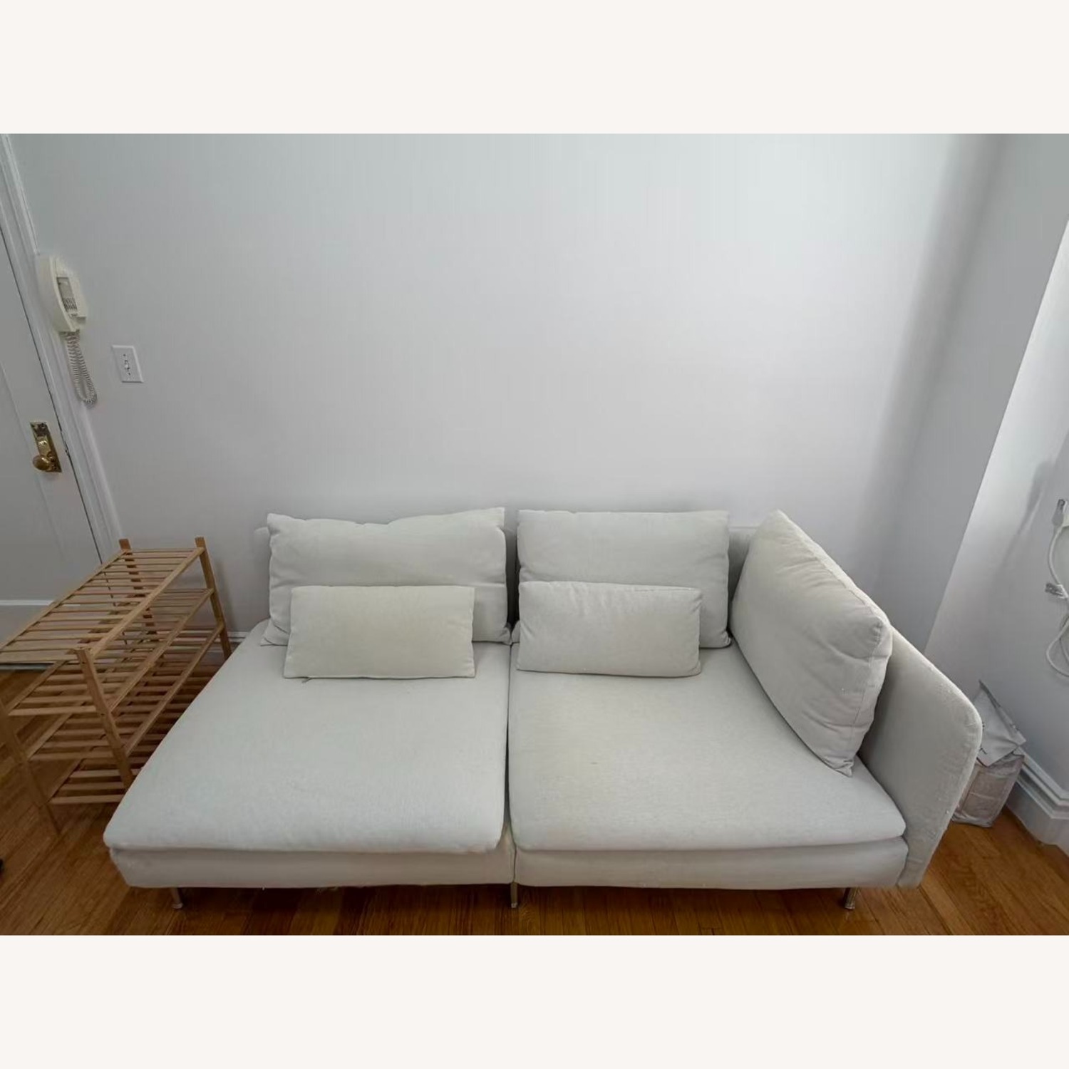 IKEA SÖDERHAMN White Fabric Loveseat - image-2