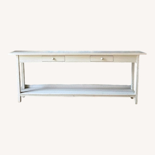 Used Antique Pennsylvania Barn Wood Side Board Table for sale on AptDeco