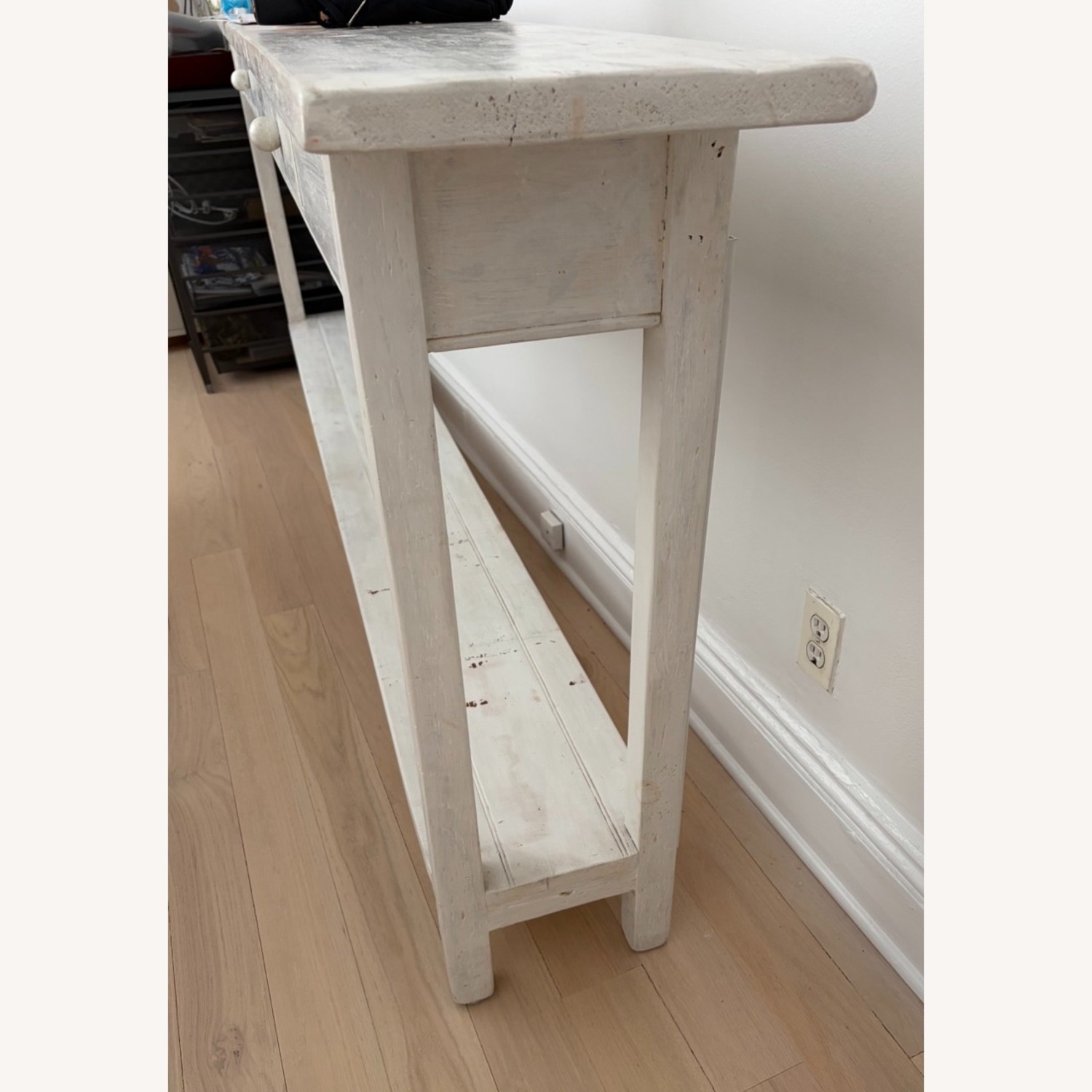 Antique Pennsylvania Barn Wood Side Board Table - image-2