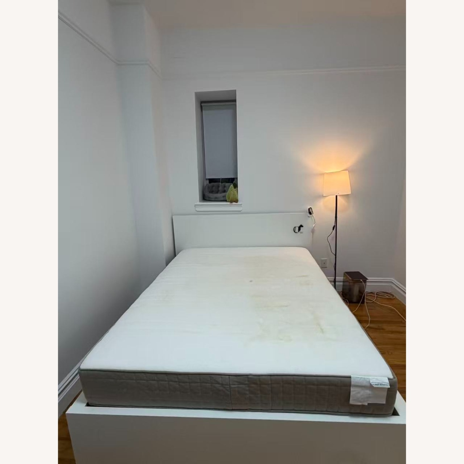 IKEA MALM White Wood Queen Bed - image-2
