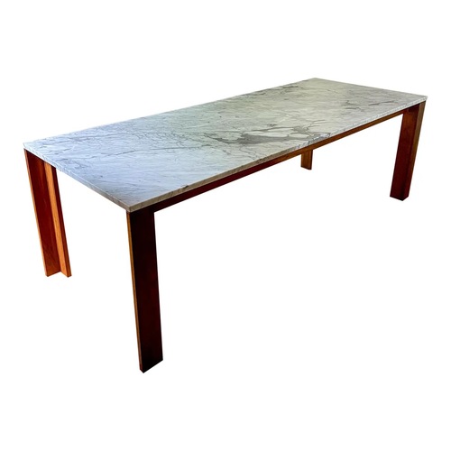 Used Design Within Reach Mapp Marble Dining Table  for sale on AptDeco
