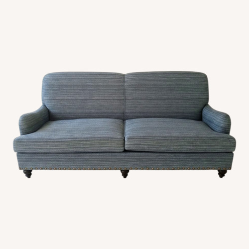 Used Duralee Fine Furniture Blue Loveseat for sale on AptDeco