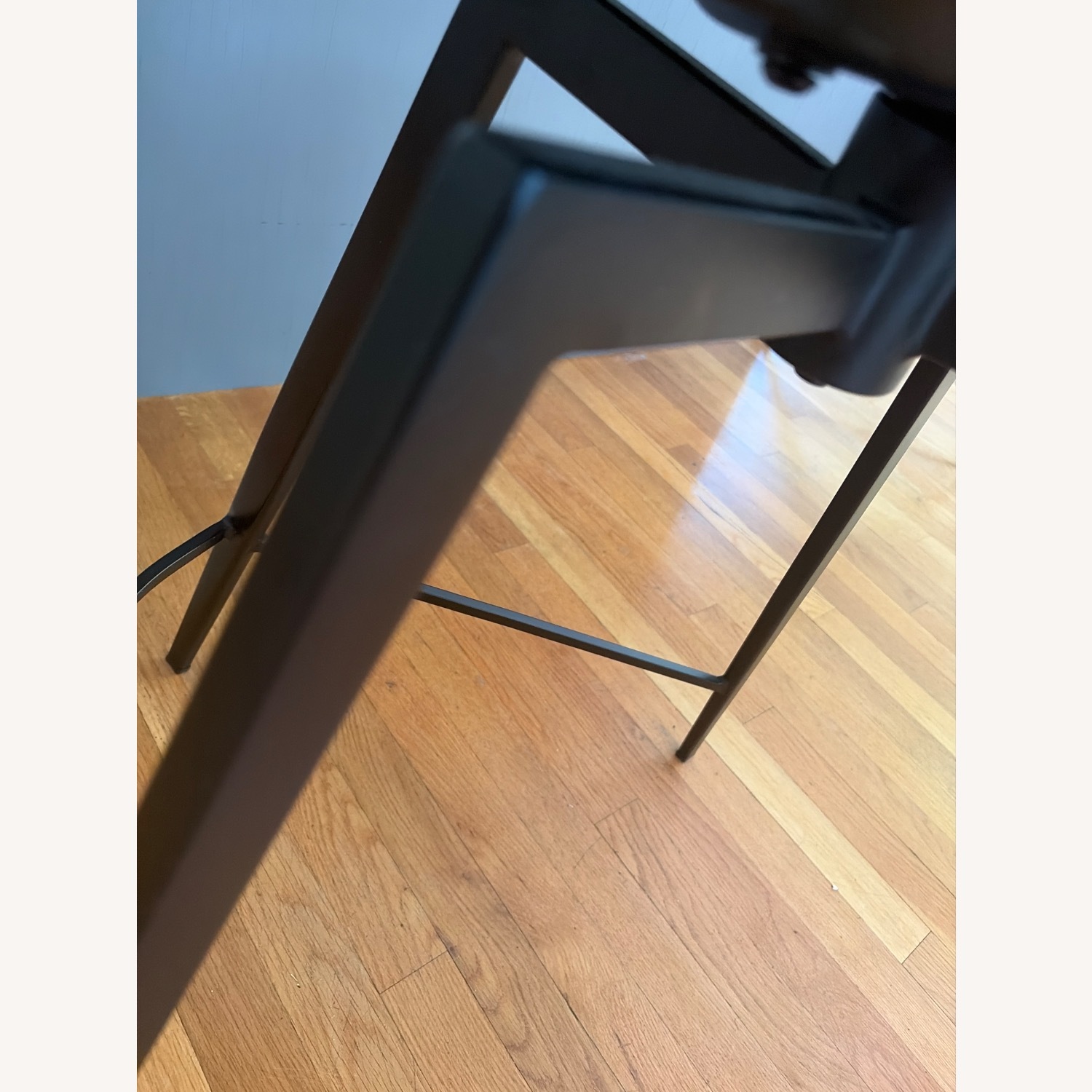 Arhaus Gage Faux-leather Charcoal Counter Stools - image-5