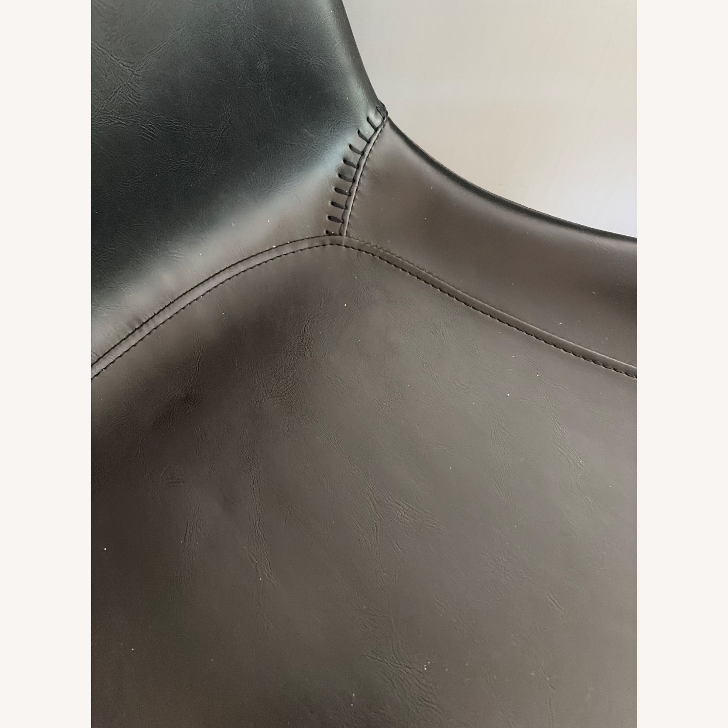 Arhaus Gage Faux-leather Charcoal Counter Stools - image-4