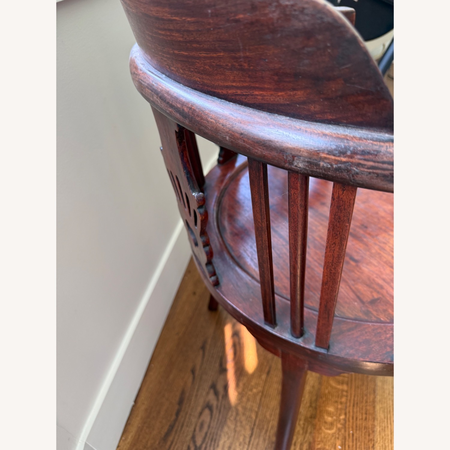 Vintage/Antique Finds Dark Brown Accent Chair - image-5